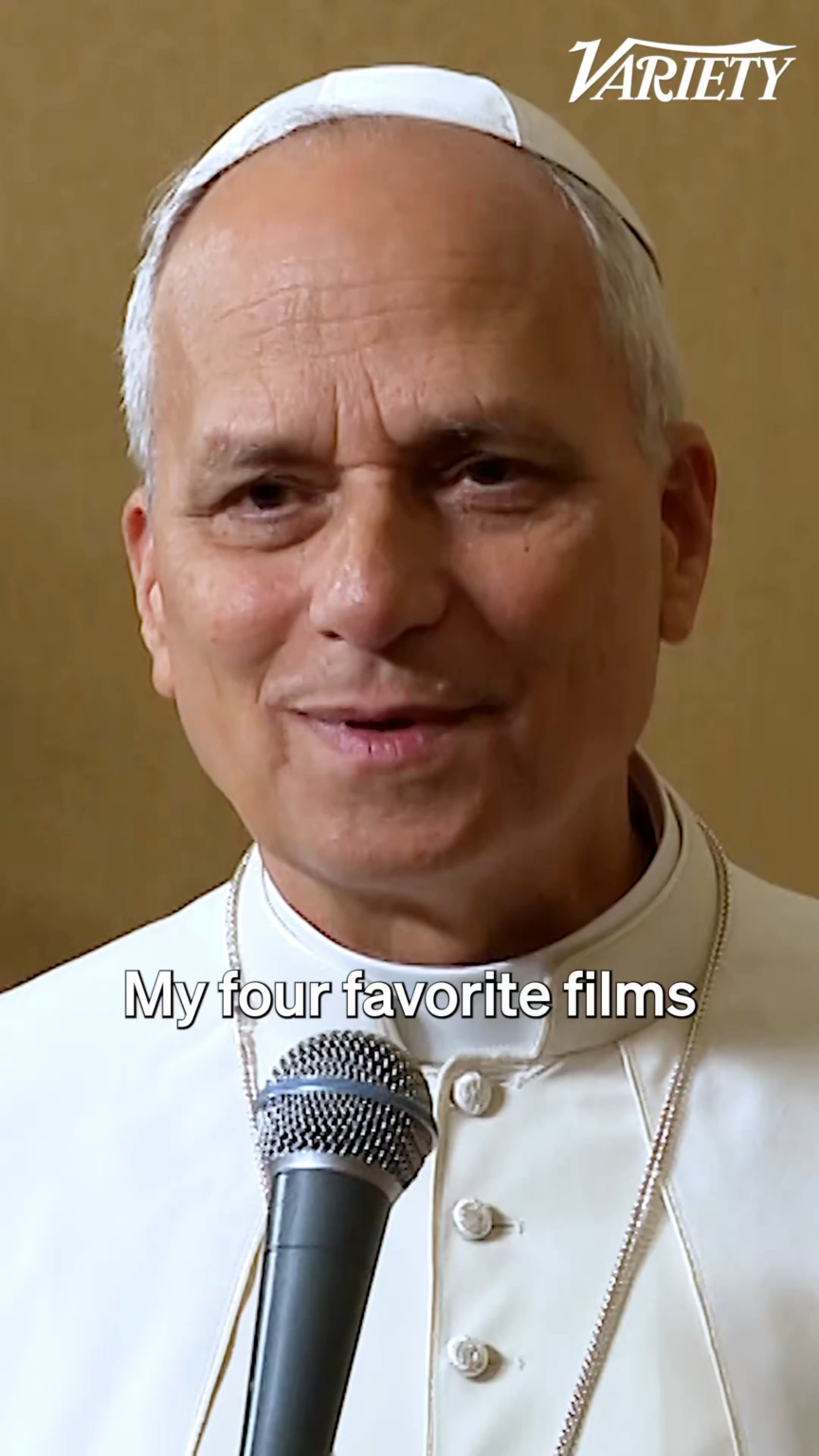 Pope Leo XIV reveals to Variety his four favorite movies of all time: It's a Wonderful Life, The Sound of Music, Ordinary People, and La Vita E Bella (Life is Beautiful)