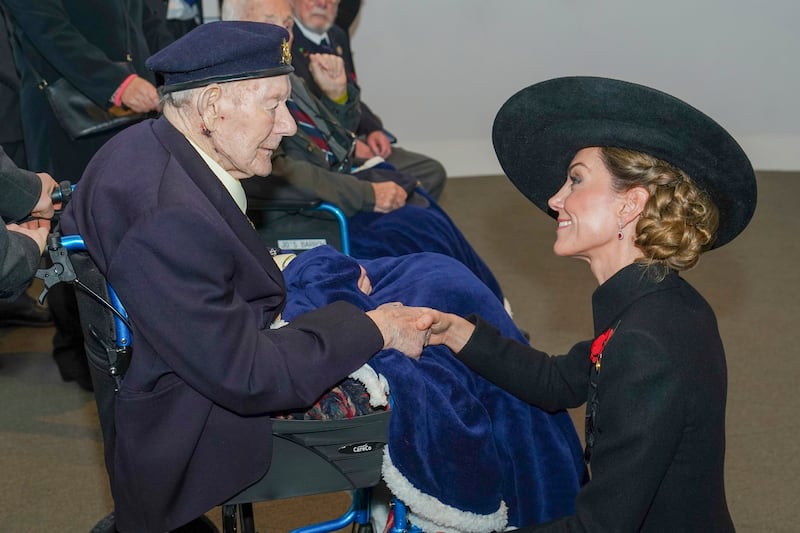 Kate Middleton at the Armistice Day Service of Remembrance on November 11, 2025.