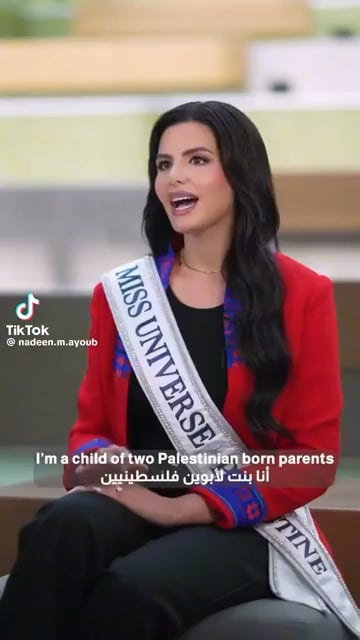 Miss Universe Palestine Nadine Ayoub tells the story of her life