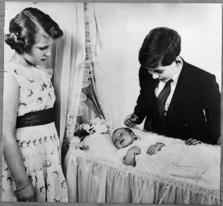 Princess Anne, Prince Andrew, Prince Charles, 1960 (Photo by RDB/ullstein bild via Getty Images)