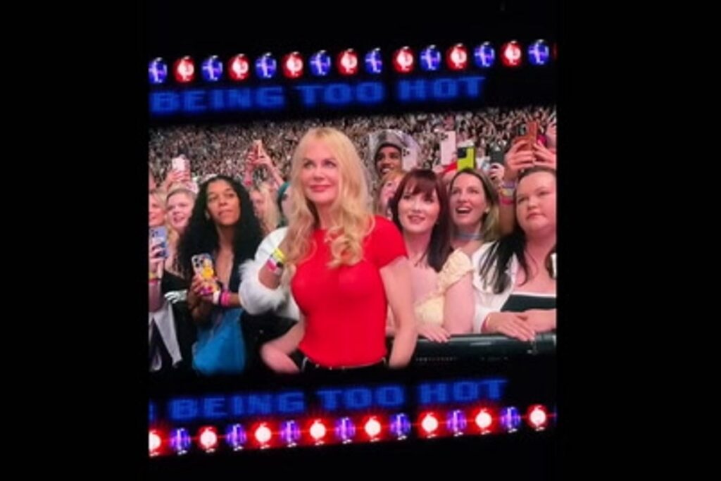 Nicole Kidman ‘arrested’ by Sabrina Carpenter for ‘being too hot’ - The Independent