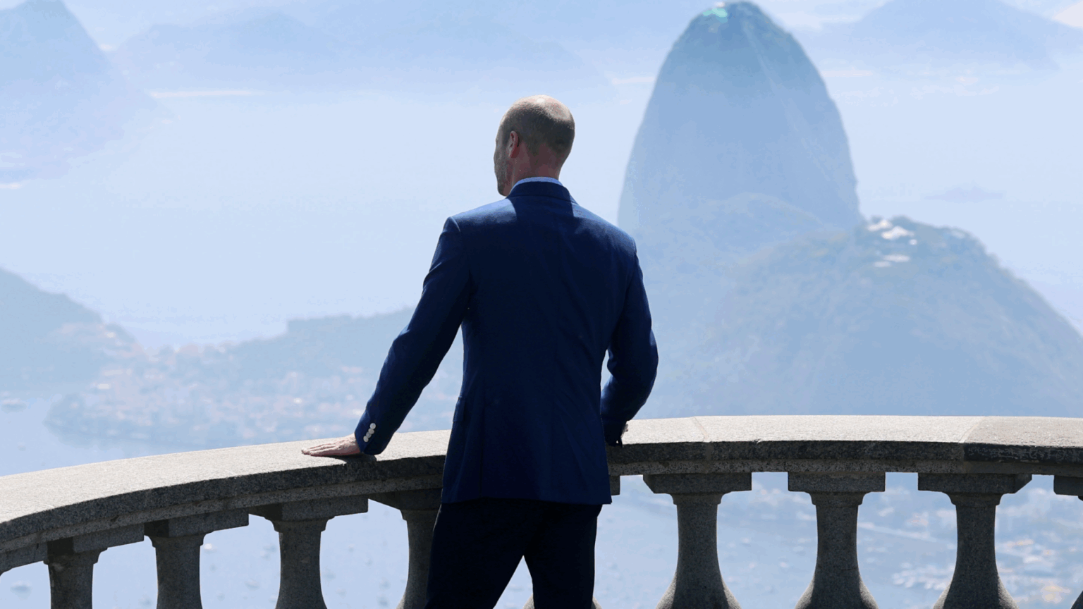 Prince William Was “Incredibly Struck” By How Many Brazilians Shared Stories of Princess Diana After Recreating One of Her ’90s Photos Prince William overlooks Rio de Janeiro