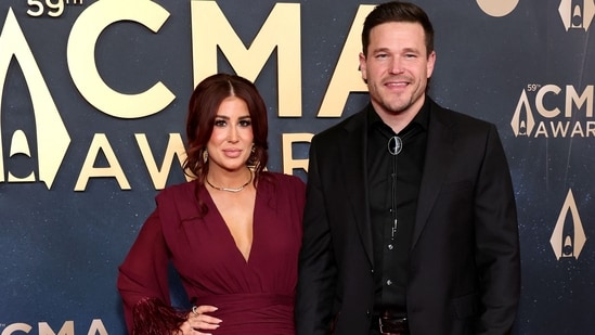 Chelsea DeBoer and Cole DeBoer attend the 59th Annual CMA Awards at Music City Center on November 19, 2025 in Nashville, Tennessee(Getty Images via AFP)