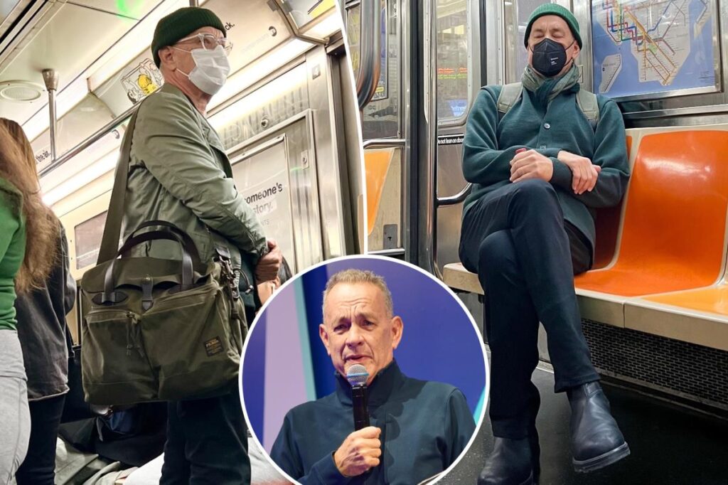 Tom Hanks croons a song about his love of the NYC subway Tom Hanks croons a song about his love of the NYC subway