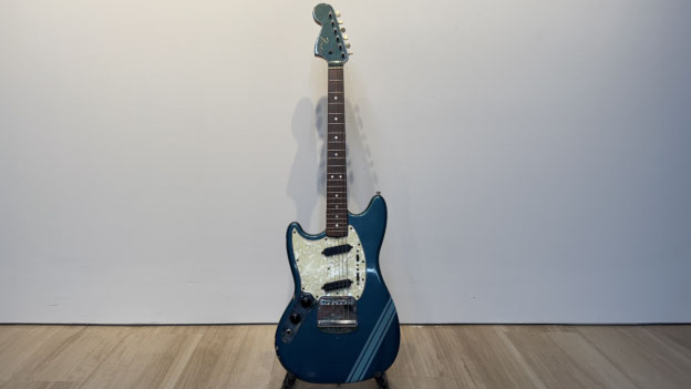 Kurt Cobain's Mustang on a stand