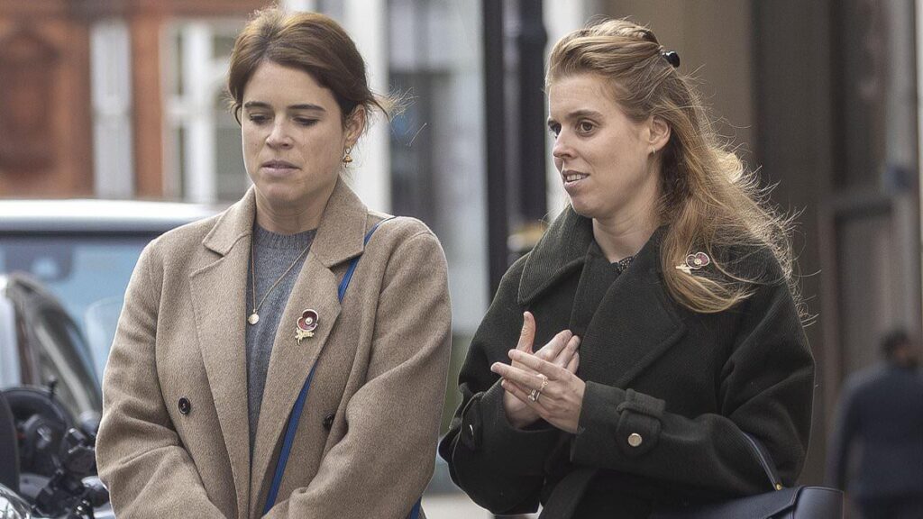 Beatrice and Eugenie in ‘secret deal’. Andrew and Charles’s negotiations over fate of the girls . Beatrice and Eugenie in 'secret deal'. Andrew and Charles's negotiations over fate of the girls .