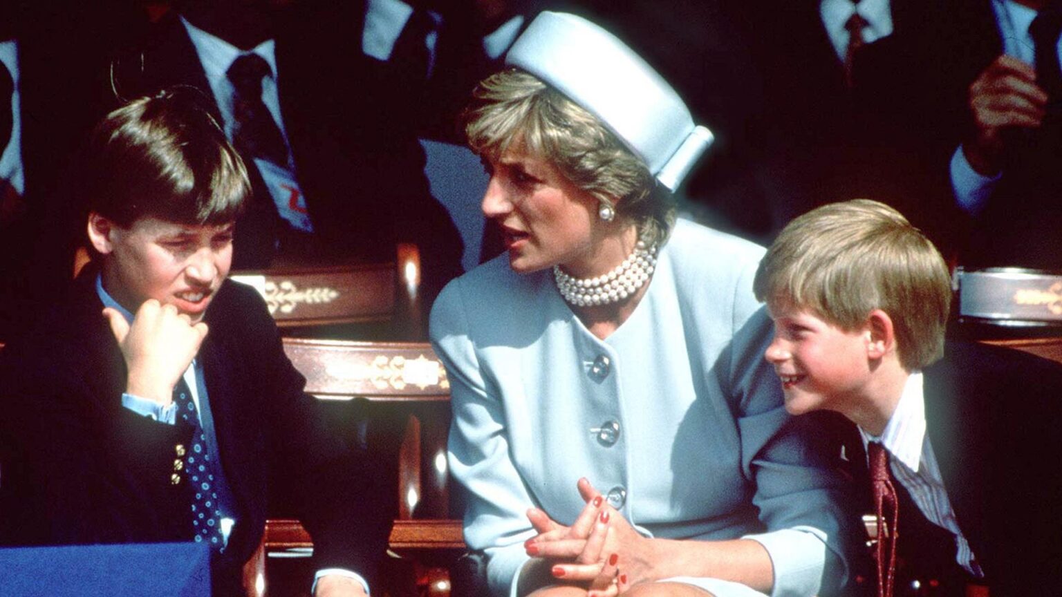 Princess Diana Confessed to One Huge Regret About Prince William and Prince Harry Just 10 Days Before She Died Princess Diana (1961 - 1997) with her sons Prince William and Prince Harry at the V.E Day commemorations in Hyde Park, London, May 1995. (Photo by Rota/Pool/Getty Images)