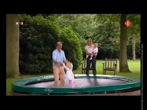 Adorable  Dutch Compilation of new parents Willem Alexander, Maxima with Princesses Catherina Amalia and Alexia as toddlers.