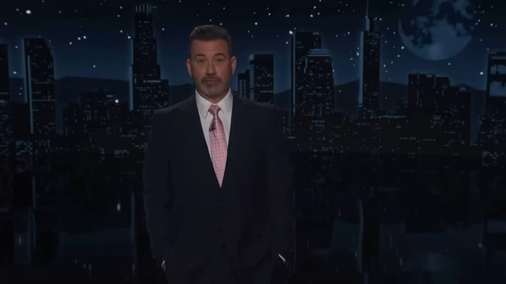 Jimmy Kimmel mocks Donald Trump threatening to take away ABC’s license: “I don’t know, the last time your FCC guy looked at that it didn’t go so great for you”.
