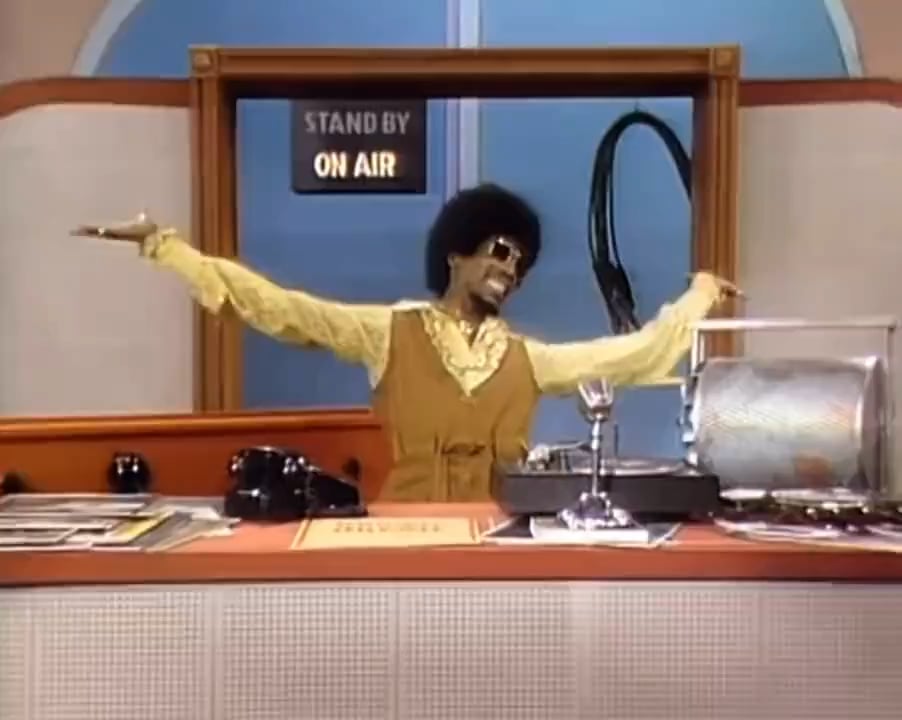 Morgan Freeman on the children's tv show, "The Electric Company" (1971)