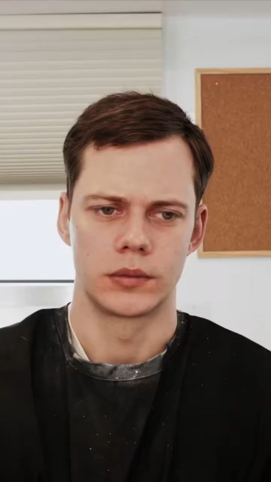 Bill Skarsgård's transformation into Pennywise for the TV series Welcome to Derry