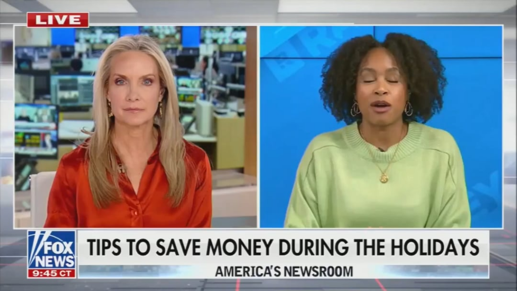 Fox guest on how to save money during the holidays: “Remember, adults don’t need gifts. Focus on the people in your life who are aged 3 to 18. Grandma doesn’t need slippers. If they don’t live by you, don’t get them a gift.” Fox guest on how to save money during the holidays: "Remember, adults don't need gifts. Focus on the people in your life who are aged 3 to 18. Grandma doesn't need slippers. If they don't live by you, don't get them a gift."