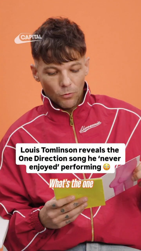 The One Direction song Louis Tomlinson doesn’t like performing: What Makes You Beautiful