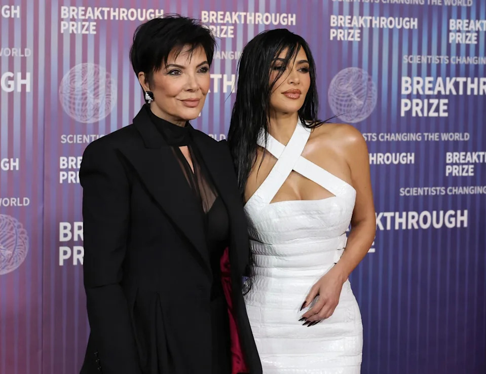Kris Jenner’s six children, including daughter Kim Kardashian, threw her James Bond-themed birthday party (Getty Images)