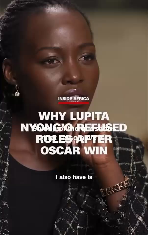 Lupita Nyong’o talks about the limited roles she was offered after winning an Oscar at the start of her career: “Oh, Lupita, we’d like you to play another movie where you’re a slave, but this time, you’re on a slave ship.” Lupita Nyong'o talks about the limited roles she was offered after winning an Oscar at the start of her career: “Oh, Lupita, we'd like you to play another movie where you're a slave, but this time, you're on a slave ship."
