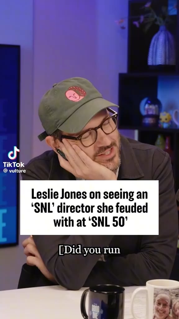 Leslie Jones discusses running into Dave McCary and Paul Rudd at SNL 50