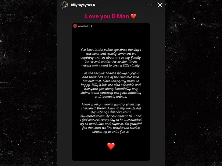 damian hurley billy ray cyrus sub insta 1