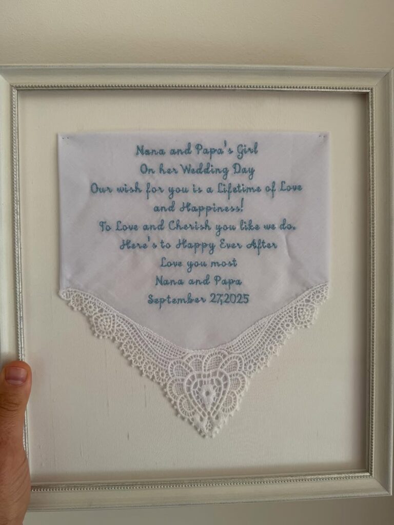 Nana and Papa’s note for Selena Gomez at her wedding