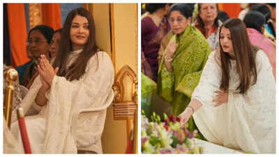 Aishwarya Rai looks ethereal in NEW photos from Sathya Sai Baba's centenary celebrations; singer Abby V gushes about performing in front of star
