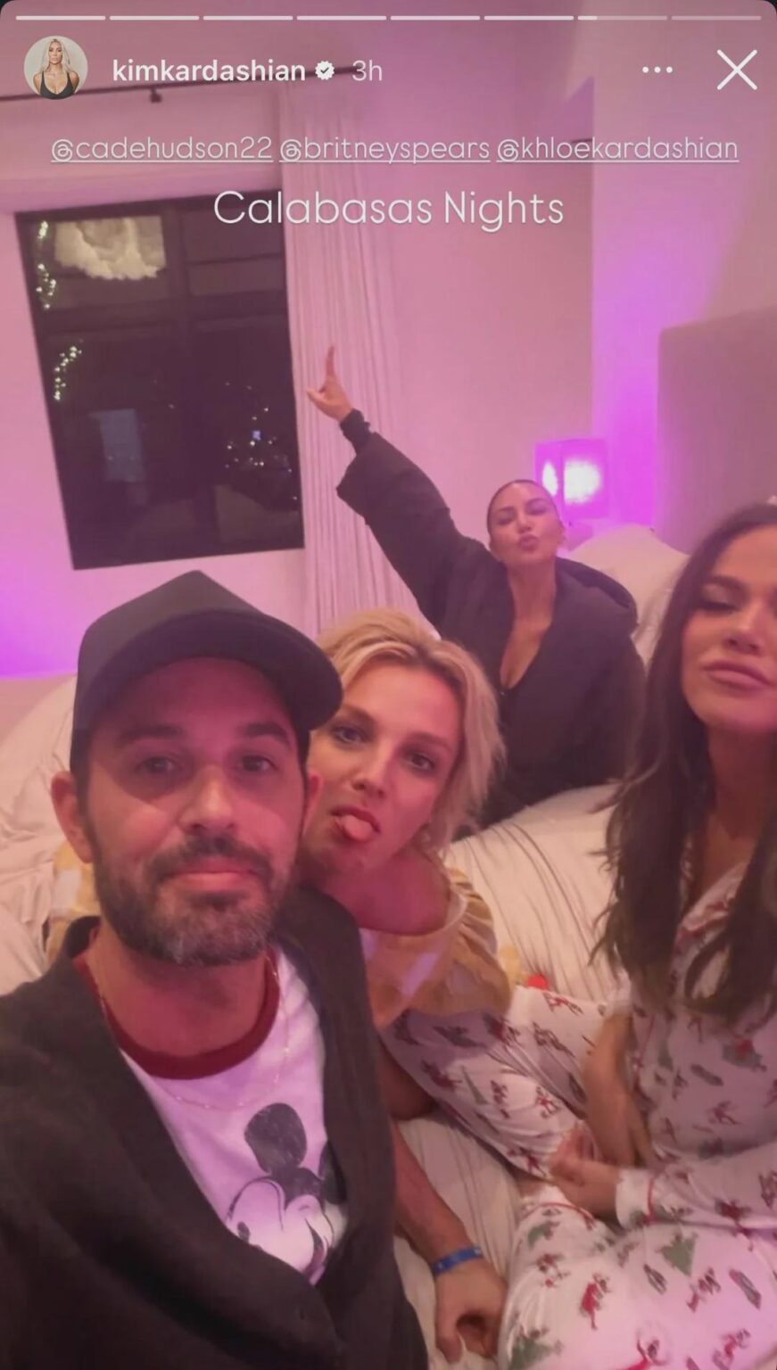 Britney Spears has a slumber party with Kim, Khloe Kardashian and friends