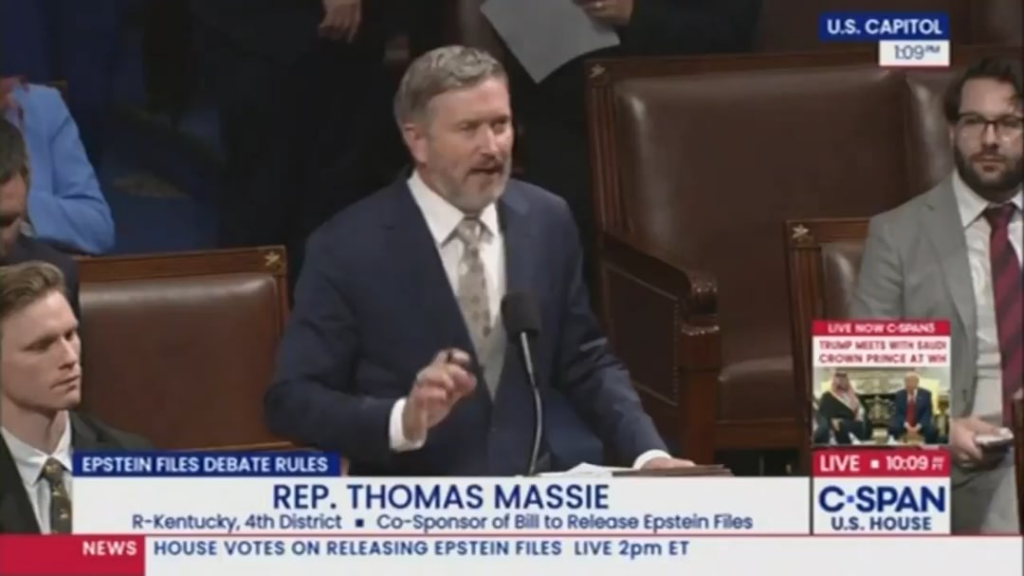Rep ThomasMassie: "I am sorry if one of your billionaire donors is going to get embarrassed because he went to fucking Rape Island"