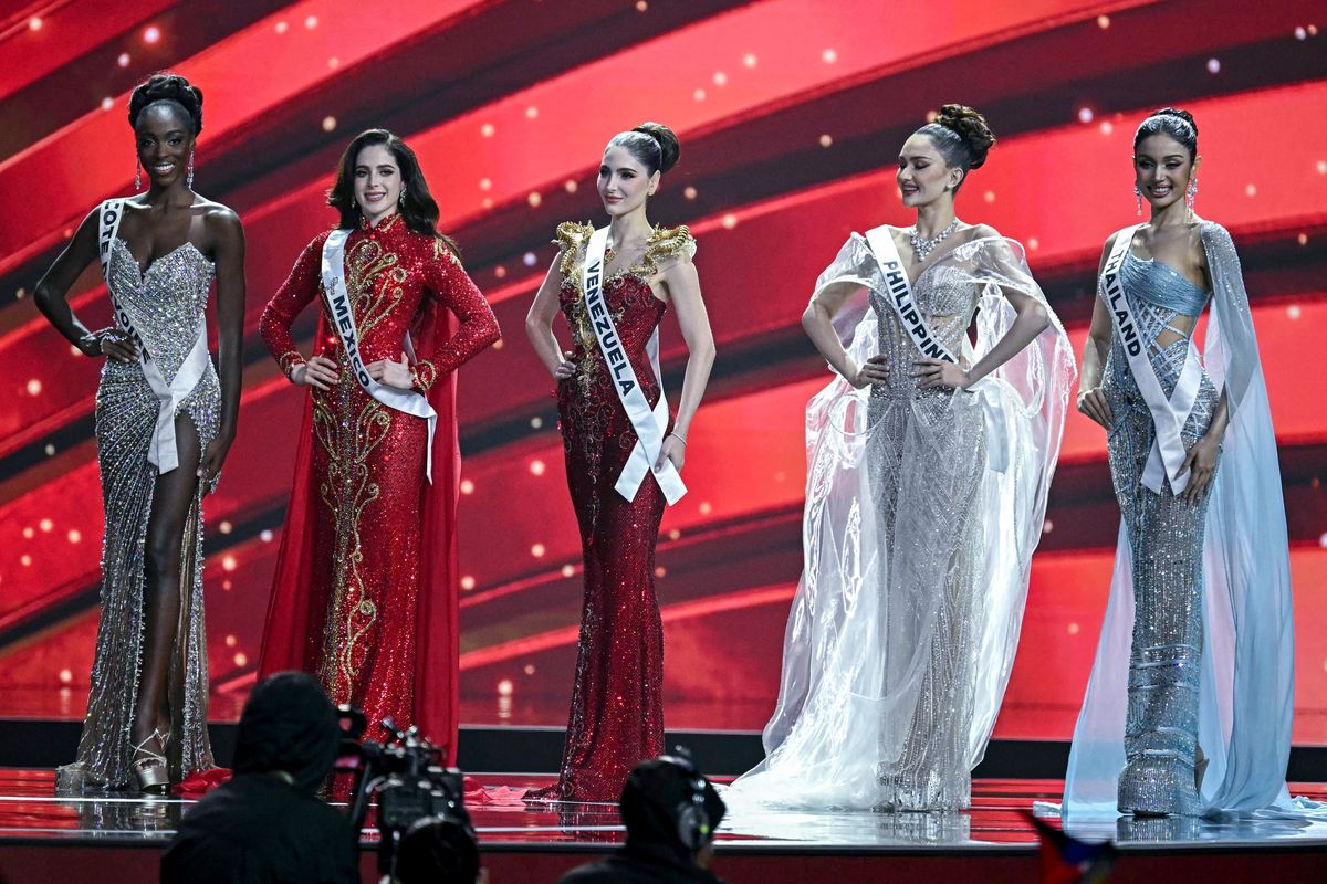 Top five contestants.