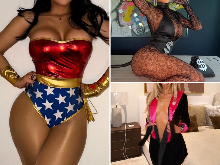 Stars In Sexy Halloween Costumes 2025 -- Guess Who!