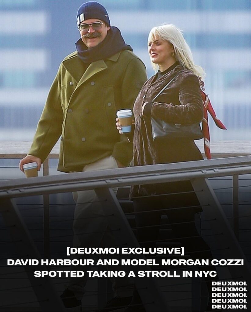 David Harbour, 50, & Morgan Cozzi, 29, spotted taking a stroll in NYC. (November 21, 2025)