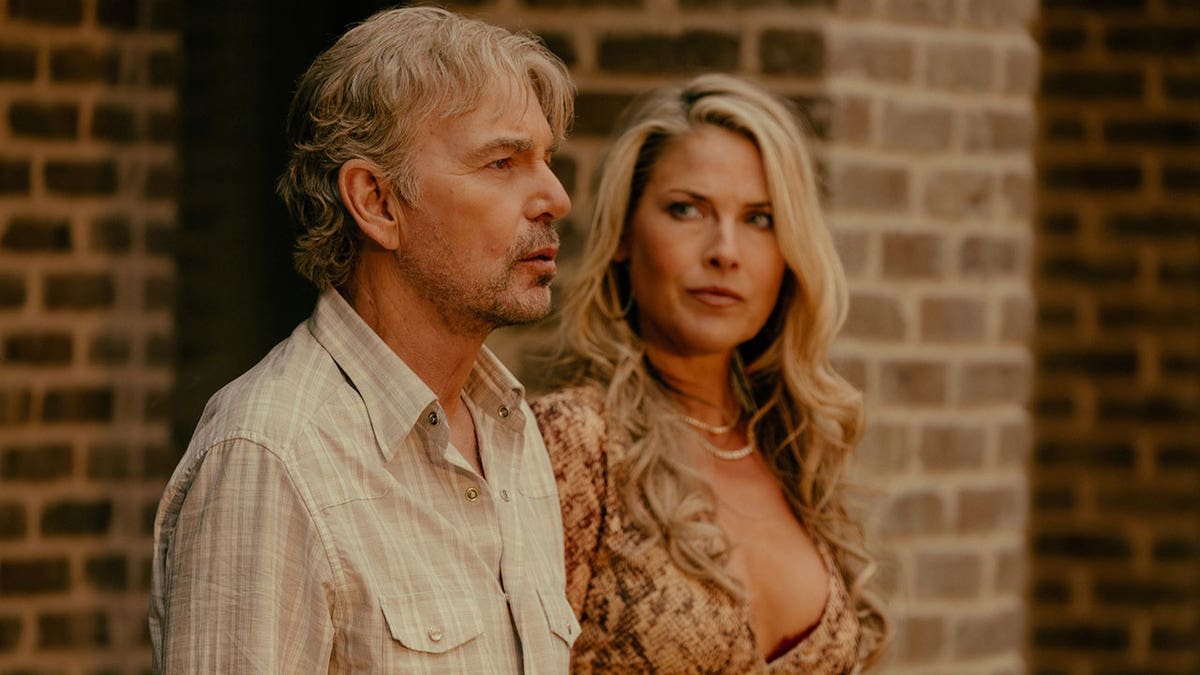 Billy Bob Thornton and Ali Larter in season 2 episode 1 of "Landman"