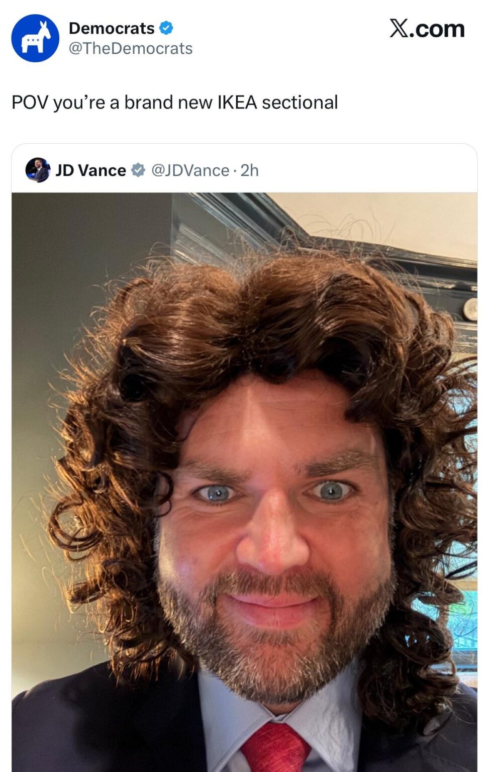 JD Vance tries to lean into one of his many memes for Halloween and gets bodied by the Democrats