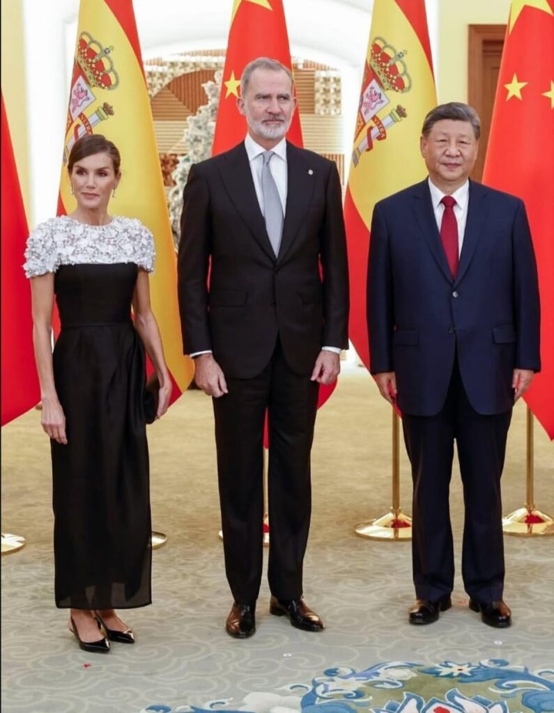 Private gala dinner and concert in Beijing, visit of the King Felipe and Queen Letizia of Spain to China
