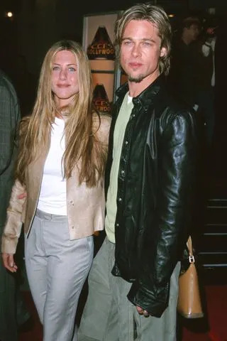 SGranitz/WireImage Jennifer Aniston and Brad Pitt