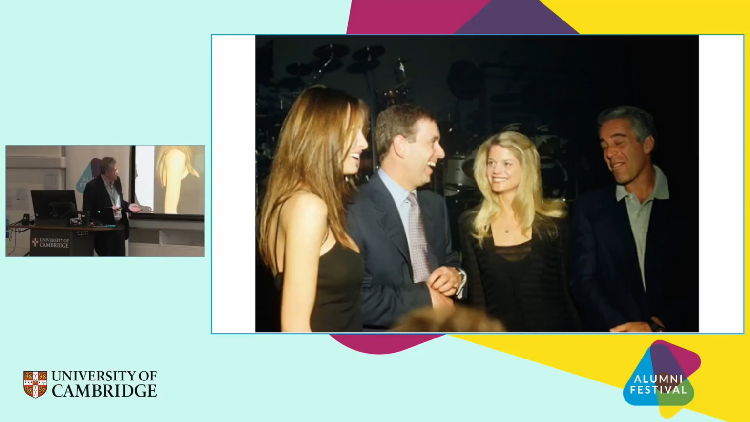 Prince Andrew’s biographer drops bombshell claim in leaked video that Melania Trump and Jeffrey Epstein were lovers