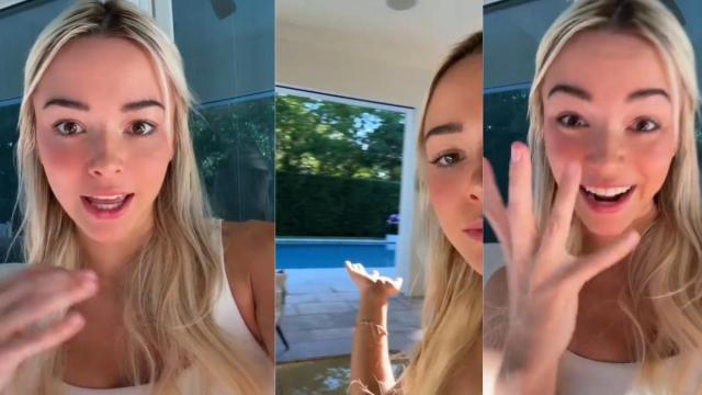 Livvy Dunne Teases Wine Night & Midnight Swim in Florida Home Yahoo entertainment home