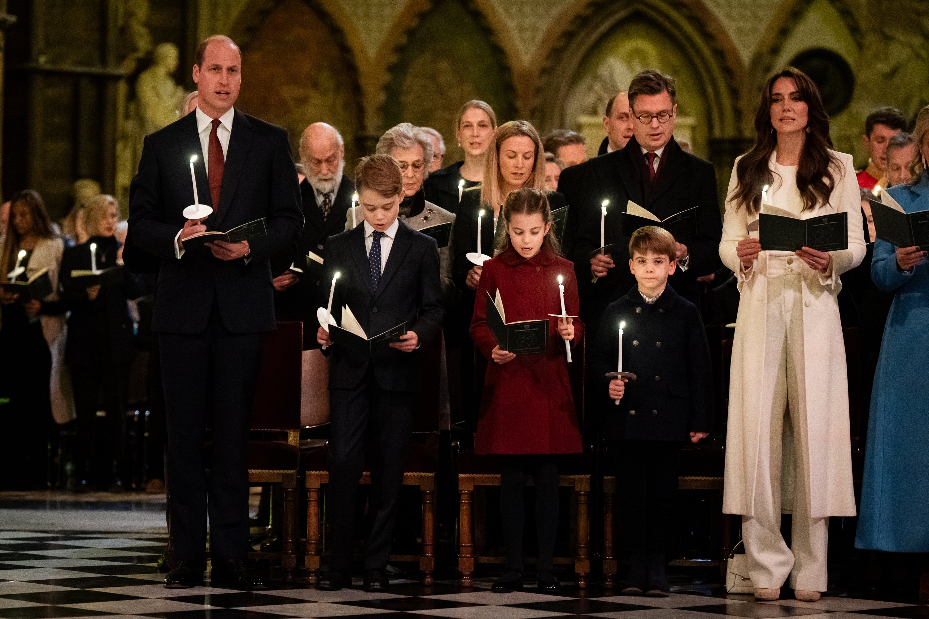 The Prince of Wales will give a reading, and royal fans are expecting the couple’s children George, Charlotte and Louis to again make an appearance