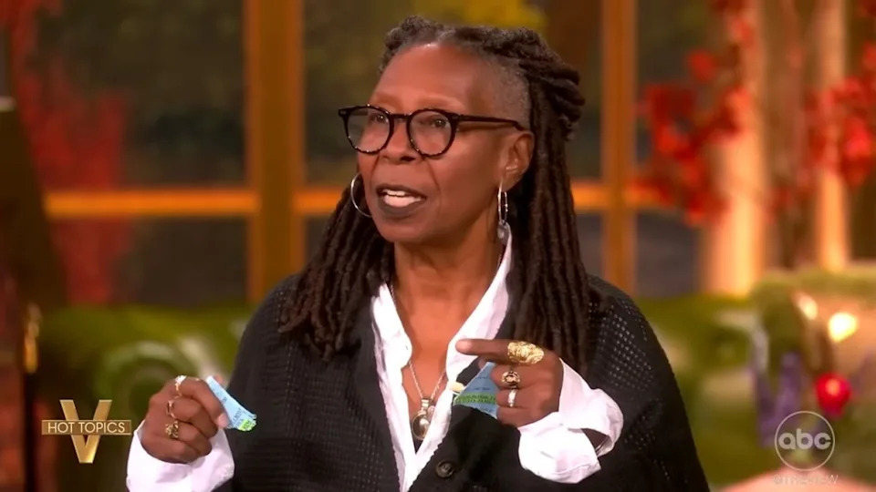 Goldberg angrily yelled that she had made a “joke” about Trump using an autopen. ABC/The View