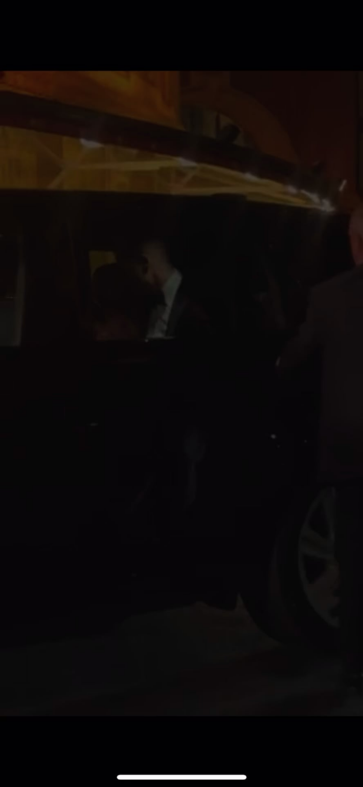 William seen kissing Kate’s hand before exiting car at Royal Variety Performance