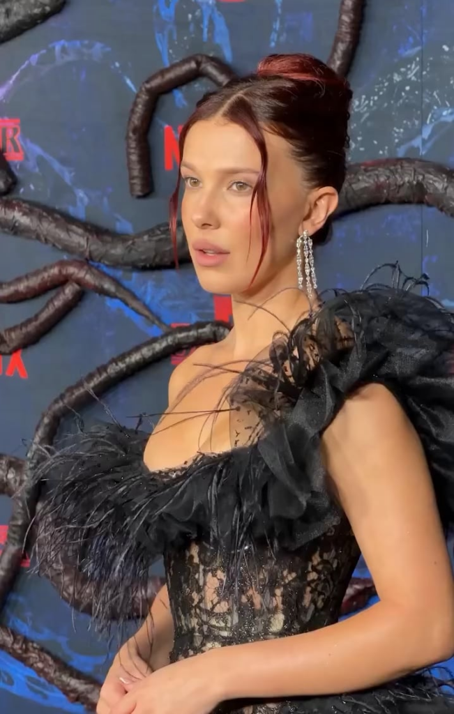 Millie Bobby Brown | At the "Stranger Things" Season 5 World Premiere held at the TCL Chinese Theatre in Los Angeles | IG November 2025