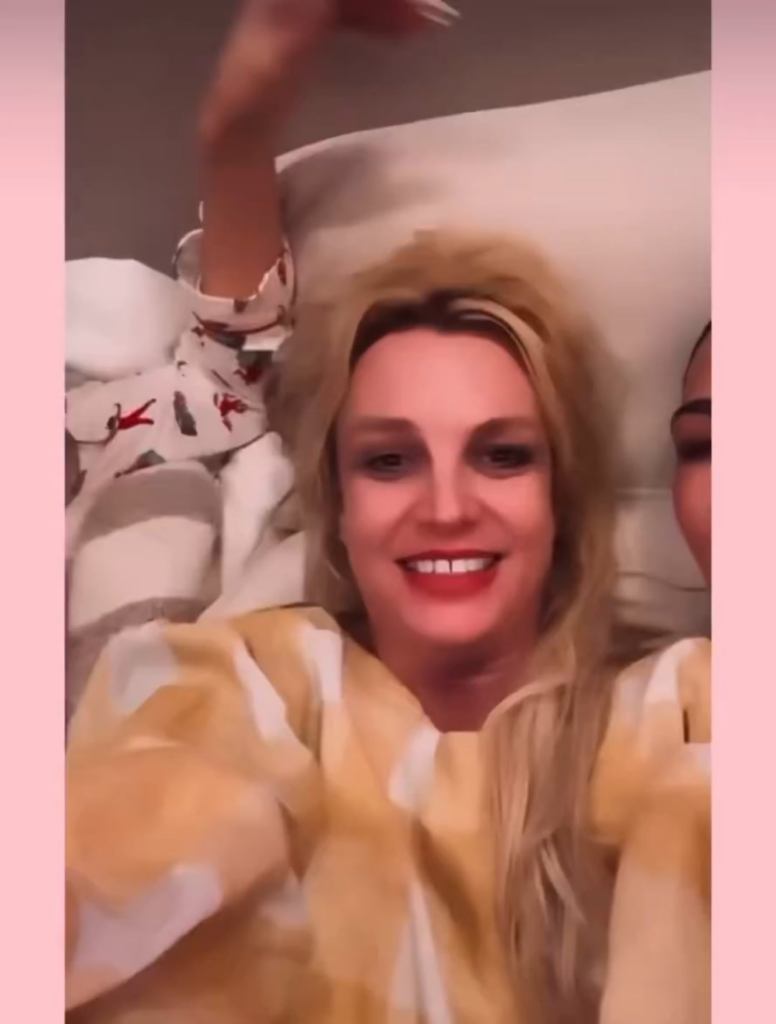Britney Spears shares video with Kim & Khloe Kardashian