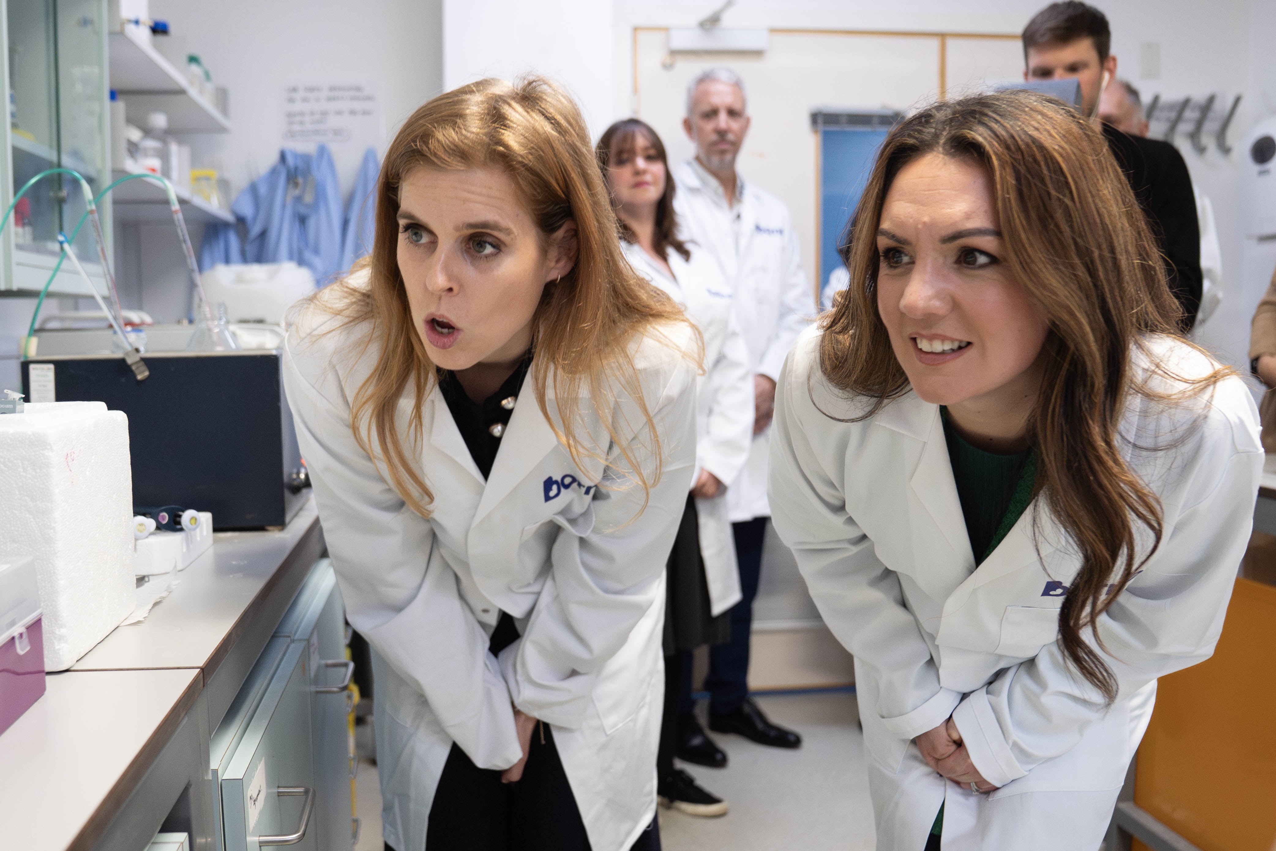 Beatrice was joined at the event by Good Morning Britain’s weather presenter Laura Tobin, whose own daughter Charlotte arrived three months early in 2017, weighing just 2lb 8oz