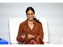Meghan Markle is filming scenes for a movie around Los Angeles, media reported.