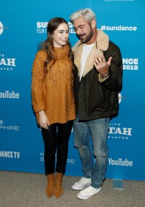 Lily Collins, Zac Efron at arrivals for EXTREMELY WICKED, SHOCKINGLY EVIL AND VILE Premiere at Sundance Film Festival 2019, George S. and Dolores Eccles Center for the Performing Arts, Park City, UT January 26, 2019. Photo By: JA/Everett Collection