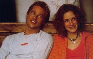 THE MEXICAN, from left: Brad Pitt, Julia Roberts, 2001, © DreamWorks/courtesy Everett Collection