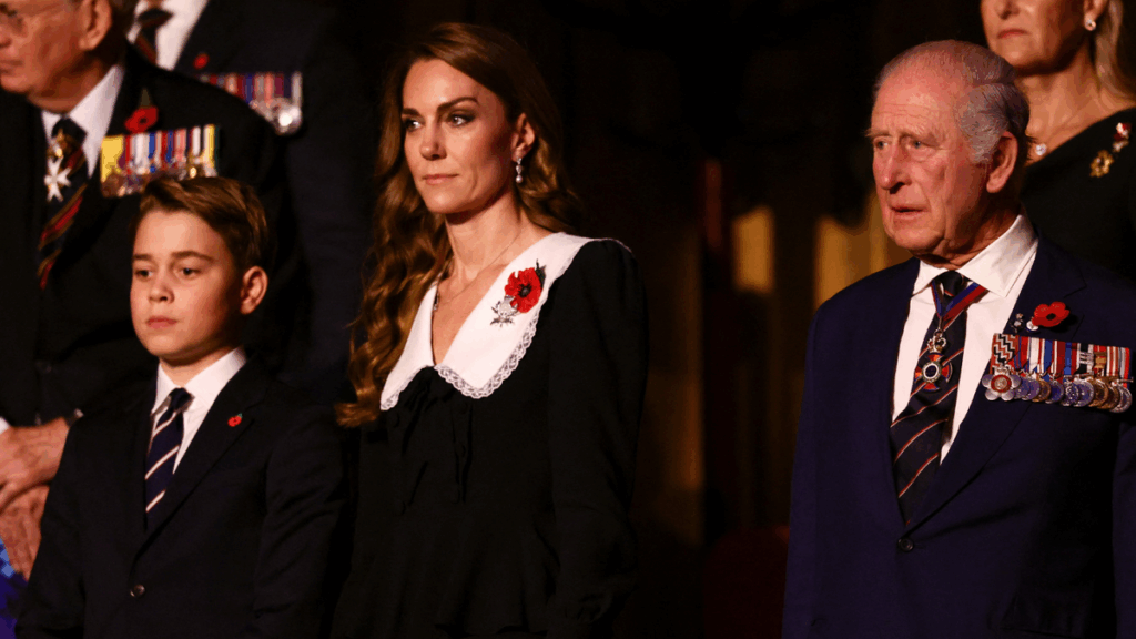 Prince George attends Festival of Remembrance for the first time alongside his mother Princess Catherine