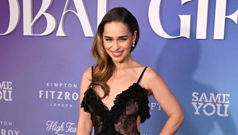 Emilia Clarke Stuns in Sheer Dress for First Red Carpet Appearance in Over a Year | Amaury Nolasco, Christina Milian, Emilia Clarke, Maria Bravo, Sheer | Celebrity News and Gossip | Entertainment, Photos and Videos