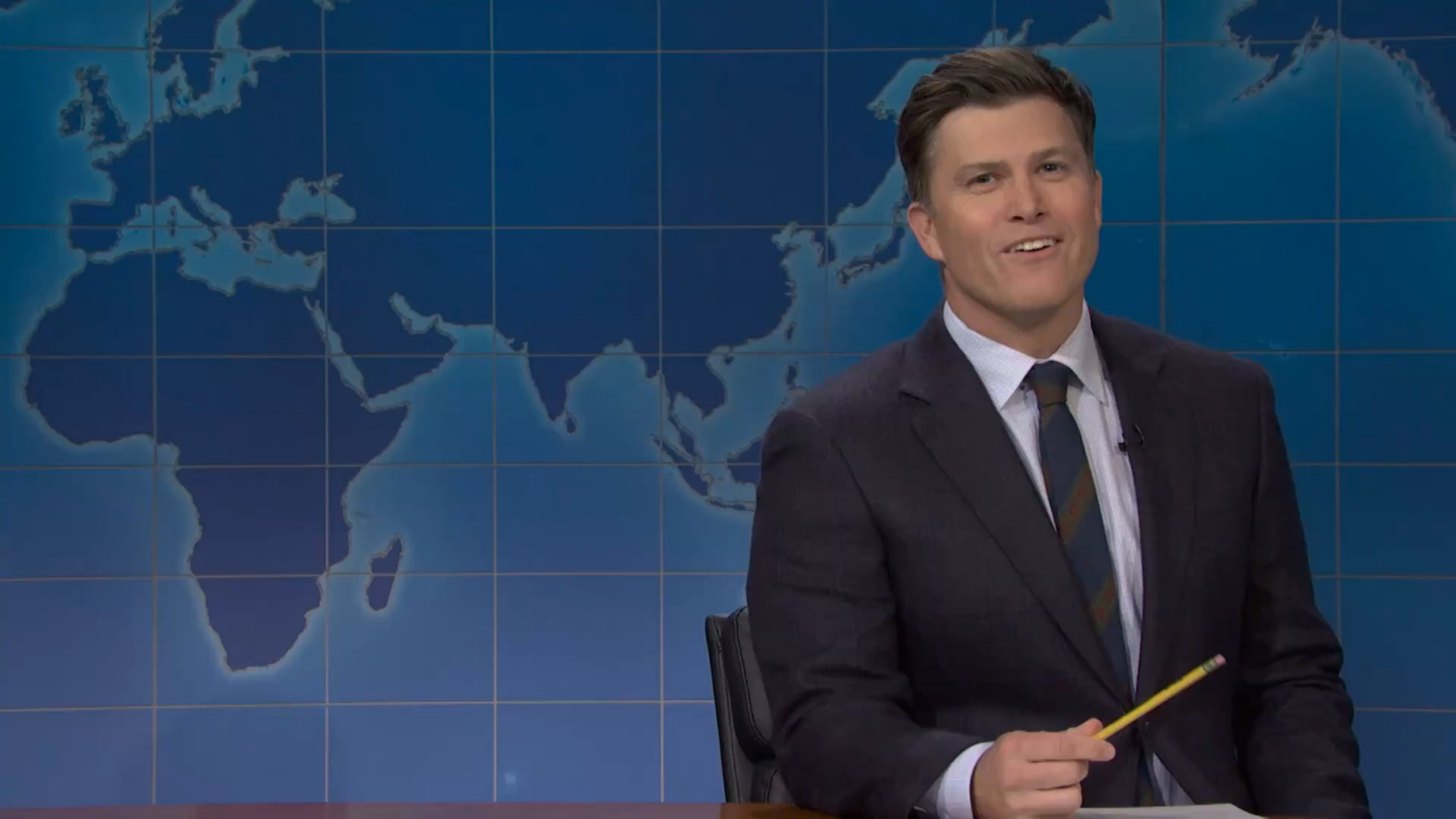 Pete Davidson opens his return to SNL’s ‘Weekend Update’ with: “In case you’re wondering why I had to do a show in Saudi Arabia, we’re losing millions” referencing the NY Times article about the ferry he and Colin Jost own