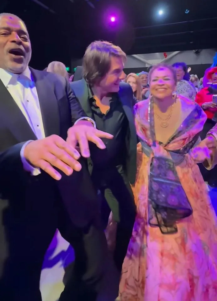 Debbie Allen Dance Academy/Instagram Tom Cruise and Debbie Allen.