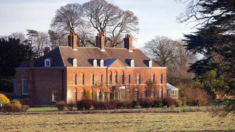 Getty Images Anmer Hall on the Sandringham estate.