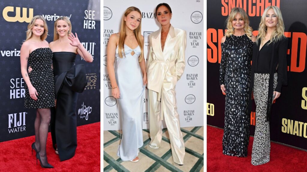 A-list moms who love to twin with their daughters