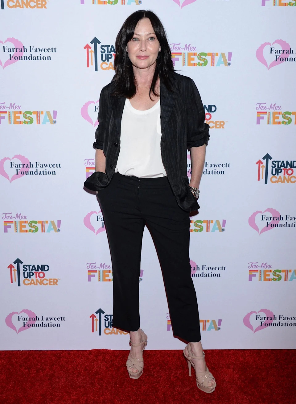 Shannen Doherty at Farrah Fawcett Foundations Tex-Mex Fiesta